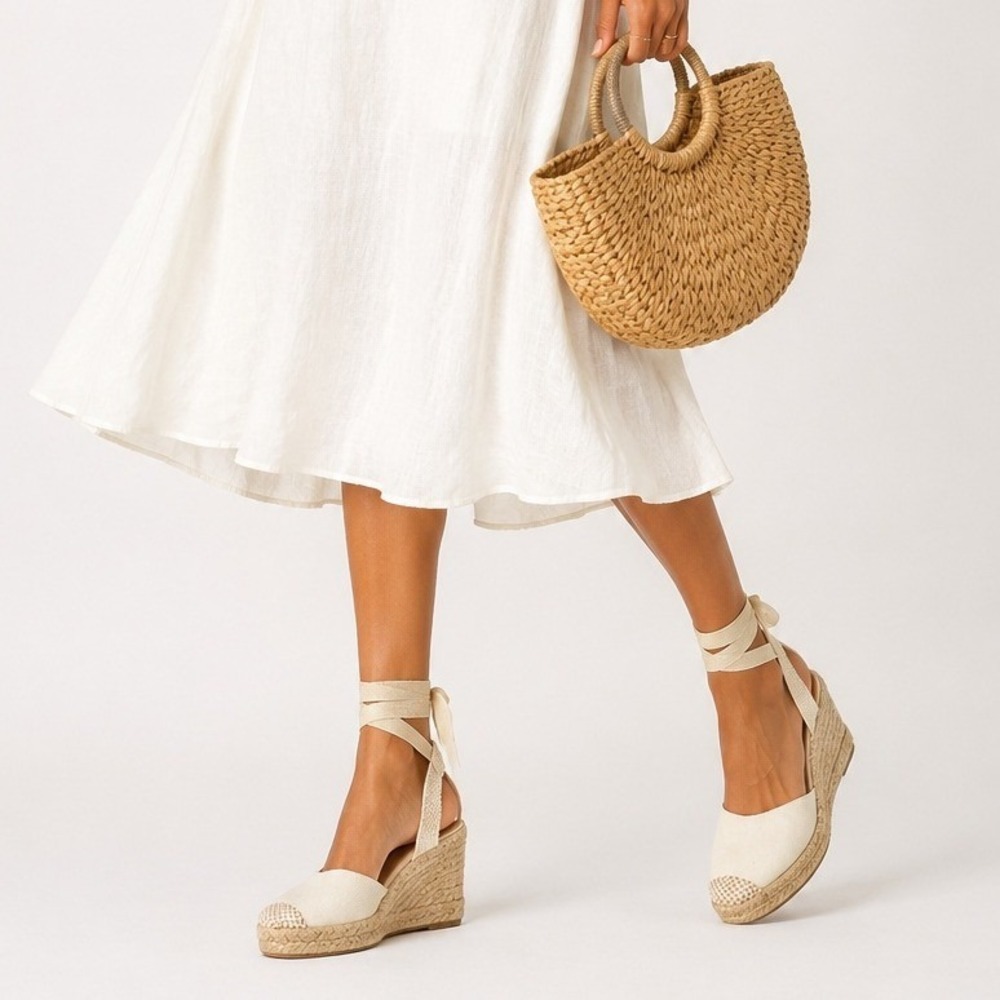 Serra Women's Strappy Stylish Wedge Wedge Heel Espadrilles Sandals Size 10 NWB